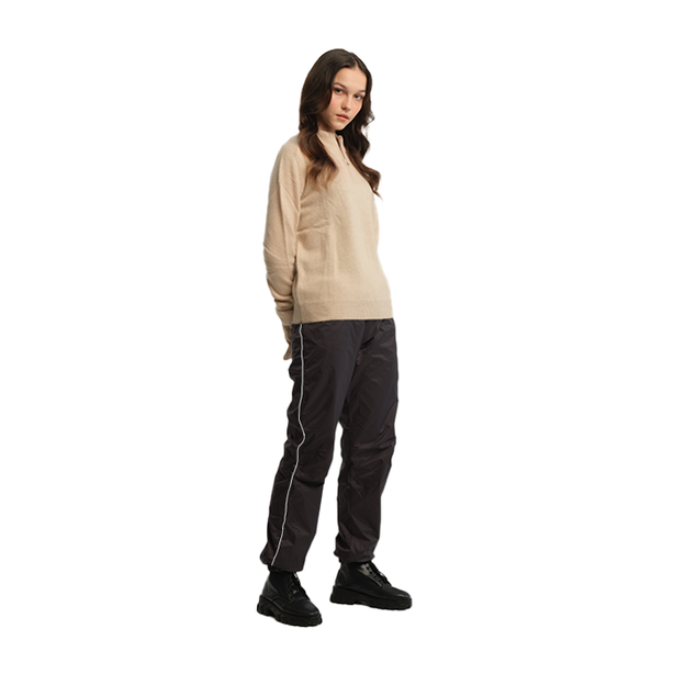 COLDWEAR Adult Packable Water Resistant Fleece Lined Contrast Piping Snow Pants