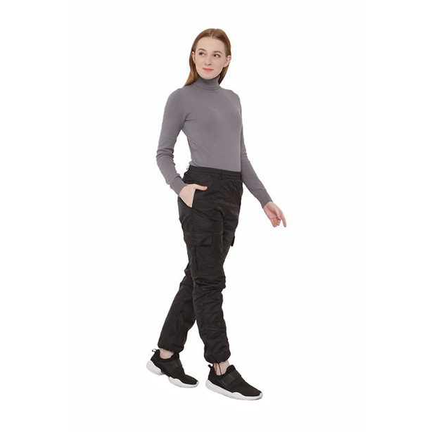 COLDWEAR Adult Packable Water Resistant Fleece Lined Cargo Pockets Snow Pants