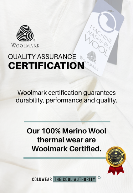 COLDWEAR Ladies Woolmark Certified 100% Merino Wool Thermal Bottom