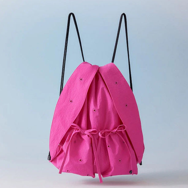 NJ X Kkole Rabbit String Bag Fuchsia Pink(International Shipping)