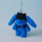 NJ X Kkole Furry Bunny Plush Keyring Tide Blue(International Shipping)