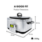 Greenpan Elite Slow Cooker 6L - Cloud Cream + GreenPan Melamine Sponge + Greenchef Spatula & Ladle