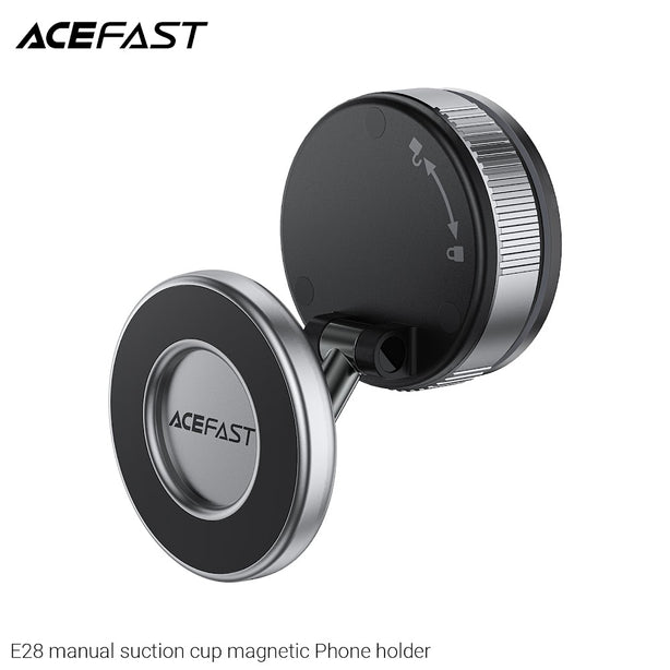 Acefast E28 Manual Suction Cup Magnetic Phone Holder - Black