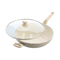 GreenPan Essence Taupe 32cm Wok with Cover