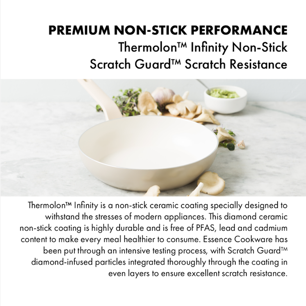 GreenPan Essence Taupe 28cm Deep Frypan