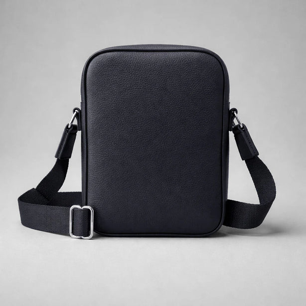 BURBERRY Men's Paddy Leather Shoulder Bag Dark Navy RS-80846161