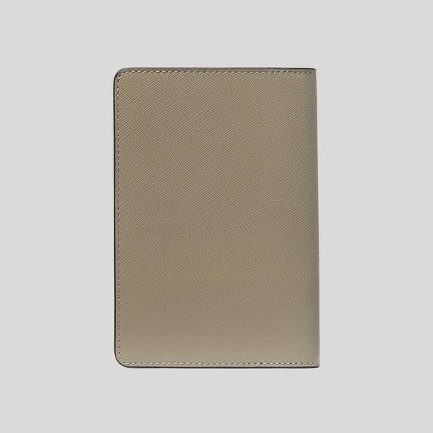KATE SPADE Saffiano Leather Passport Holder Oyster Shell RS-KN778