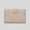 KATE SPADE Spade Flower Medium Compact Bifold Wallet Dark Beige RS-KN756