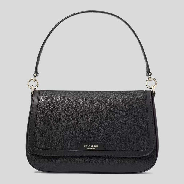 KATE SPADE Hudson Convertible Shoulder Bag Black RS-KF860