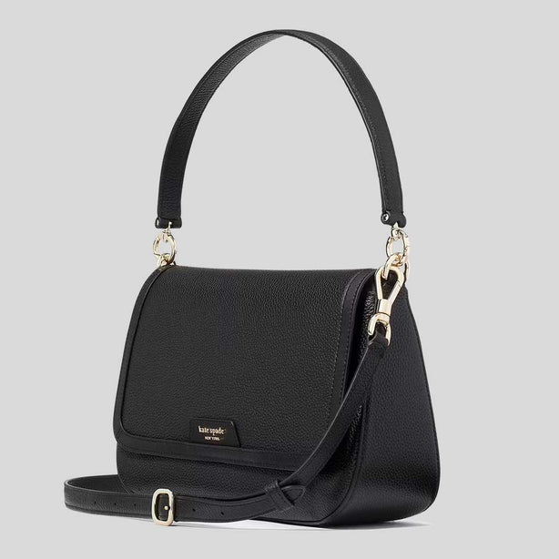 KATE SPADE Hudson Convertible Shoulder Bag Black RS-KF860