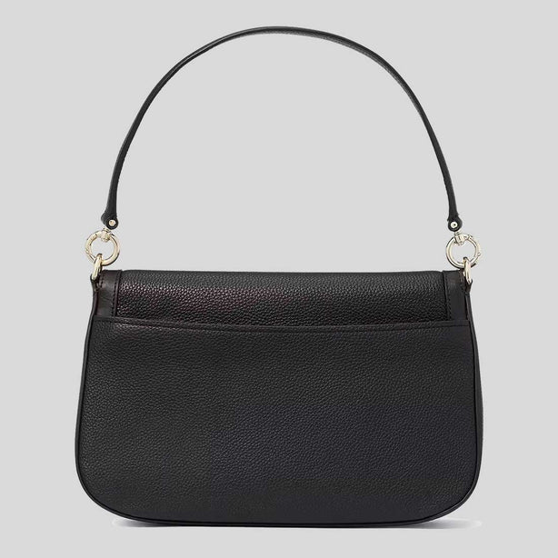 KATE SPADE Hudson Convertible Shoulder Bag Black RS-KF860