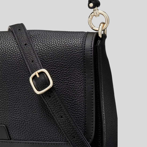 KATE SPADE Hudson Convertible Shoulder Bag Black RS-KF860