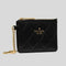 KATE SPADE Quilted Key Ring Card Holder Black RS-KN772