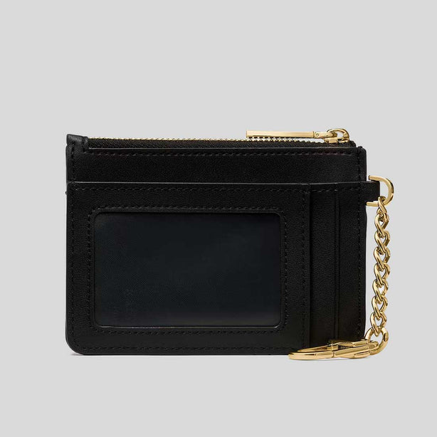 KATE SPADE Quilted Key Ring Card Holder Black RS-KN772