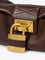 Chloe' Paddington Leather Shoulder Bag - Crafty Brown