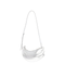 Banana Bag Leather Shoulder Bag - Silver