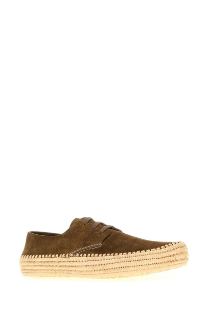 Brown Suede Rio Lace Up Shoes