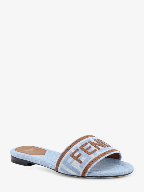 Fendi Sunshine FF denim sandals - Denim Cielo+Sellier