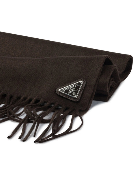 Prada Silk and cashmere scarf - Brown