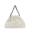 Falabella Mini Vegan Satin Drawstring Bag - White