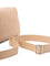 Postina Plisse S Beige Tote Bag