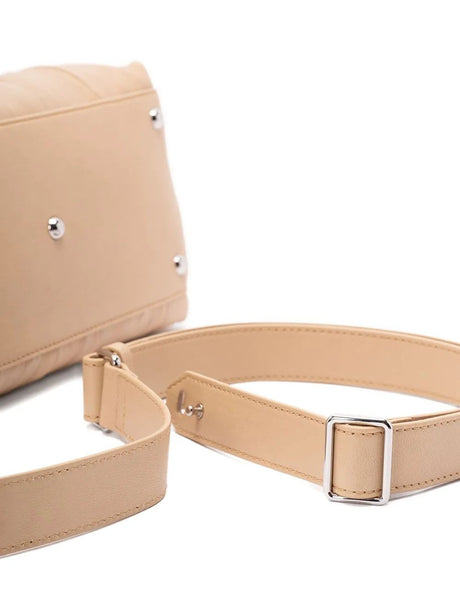 Postina Plisse S Beige Tote Bag