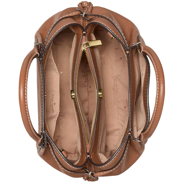 Kate Spade Dumpling Satchel Bag - Warm Gingerbread KP933