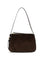 Tory Burch Small Romy suede Shoulder Bag - Dark Cocoa
