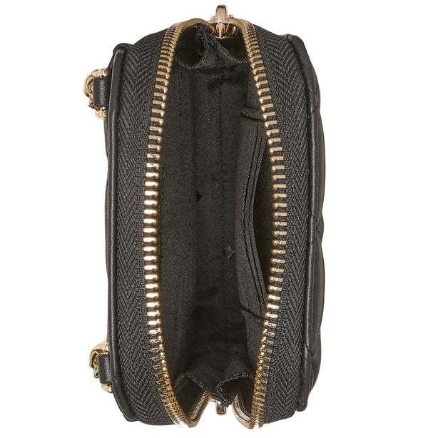 Kate Spade Carey Quilted North South Phone Crossbody Bag - Black KC597