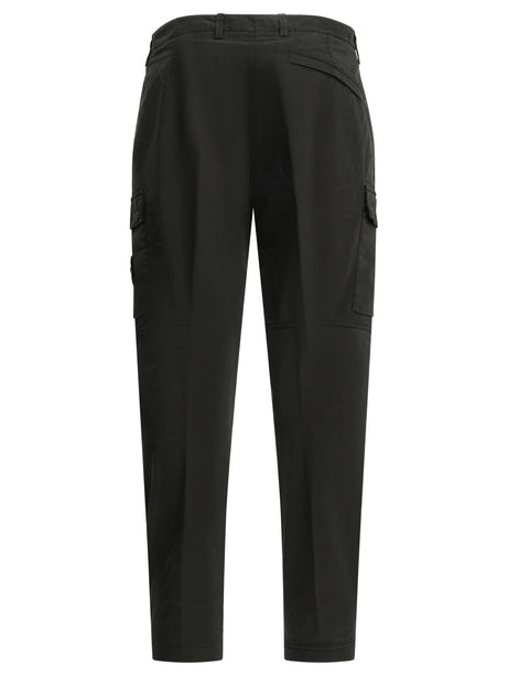 Stone Island Cargo pants with logo - Black