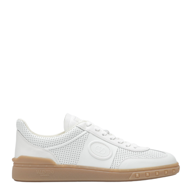 Valentino Upvillage Sneakers White in Perforated Leather