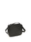 Ferragamo Leather crossbody Bag with embossed Gancini pattern - Black