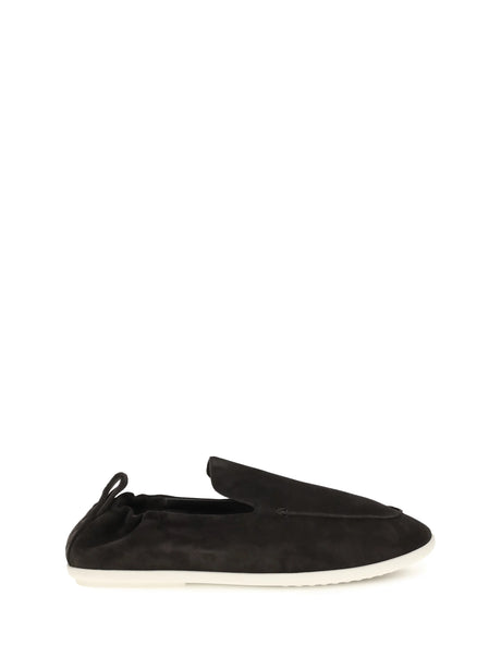 Bottega Veneta Dawson suede Loafers - Espresso/String