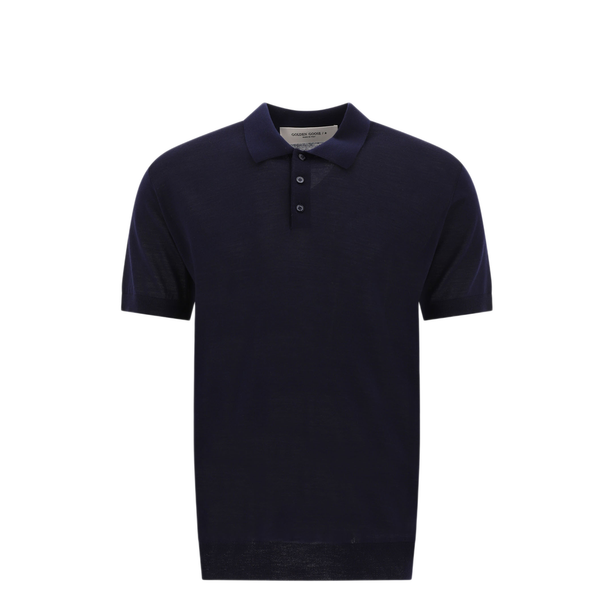 Merino Wool Button Down Polo Shirt