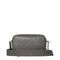 GG Emblem Small Smooth Leather Crossbody - Grey
