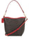 Coach City Bucket Bag In Signature Canvas - Walnut/Red