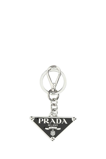 Metal Keyring with Triangle Logo