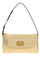 Devain Small Laminated Nappa Leather Shoulder Bag - Gold