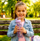 Raindew Kids Unicorn Water Bottle.  Flip-up Spout/Straw Mechanism and an Integrated Carrying Loop.