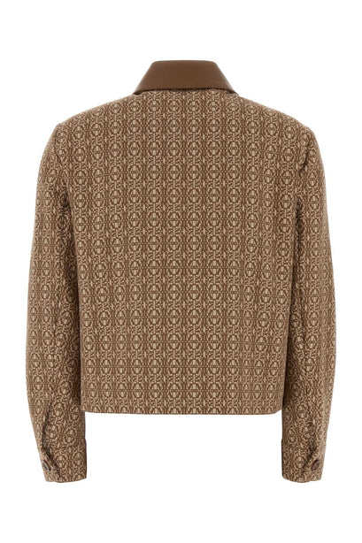 Embroidered Cotton Viborg Jacket
