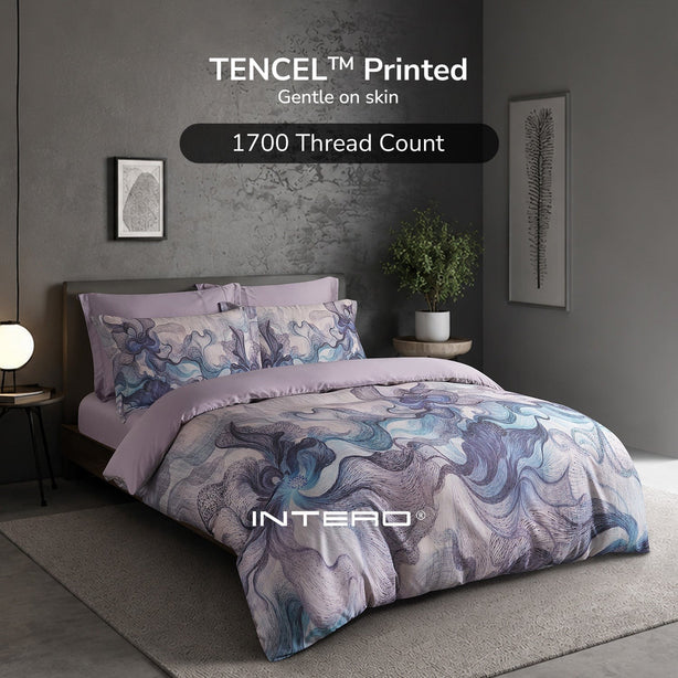 IE Maison Lumos Tencel Printed 1700TC Luxury Bed Set