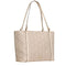 Kate Spade Marlowe Spade Flower Coated Canvas Tote Bag - Dark Beige Moon Dust KP265
