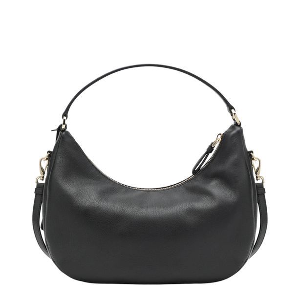 Leather Shoulder Bags - Black