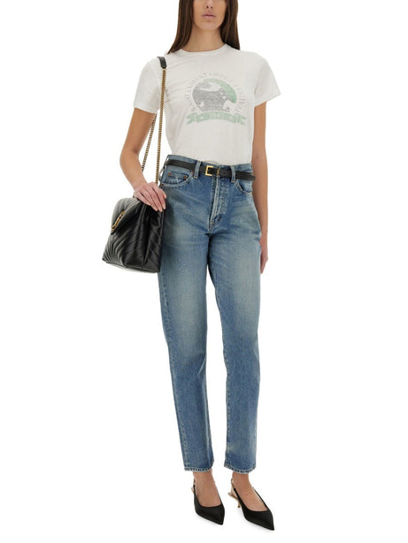 Saint Laurent Music festival print t-shirt