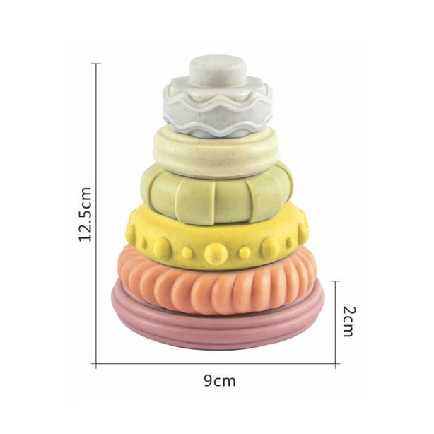 Maya & Friends Bio 6pcs Stacking Ring Set