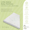 Little Zebra Big Cot Latex Mattress 70x132x7.5cm | 3 Inch 100% Natural Latex