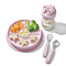 OXO Tot Stick & Stay Suction Divided Plate for Toddlers