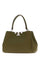 Olive Green Leather Mini Handbag