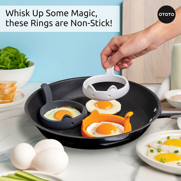 OTOTO PanCats - Egg Rings (Set of 3)