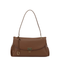Gancini Medium Calf Leather Shoulder Bag - Brown